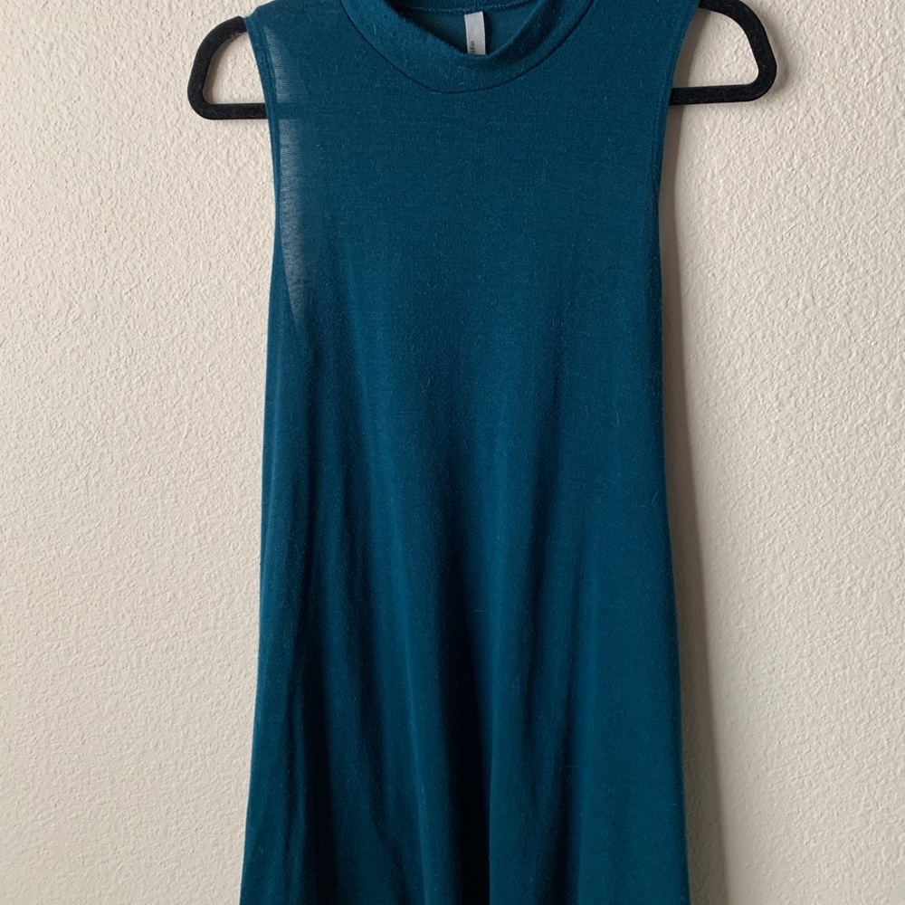 Blue oversized dress